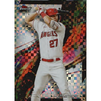 2024 Finest Checkerboard Refractors #1 Mike Trout