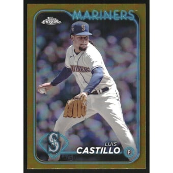 2024 Topps Chrome Gold Refractors #129 Luis Castillo