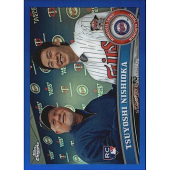 2011 Topps Chrome Blue Refractors #171 Tsuyoshi Nishioka