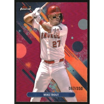 2025 Finest Magenta Refractors #41 Mike Trout