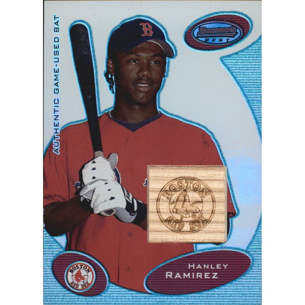 2003 Bowman's Best Blue #HRB Hanley Ramirez FY Bat. rookie card picture