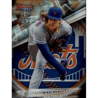 2016 Bowman's Best Orange Refractors #38 Noah Syndergaard