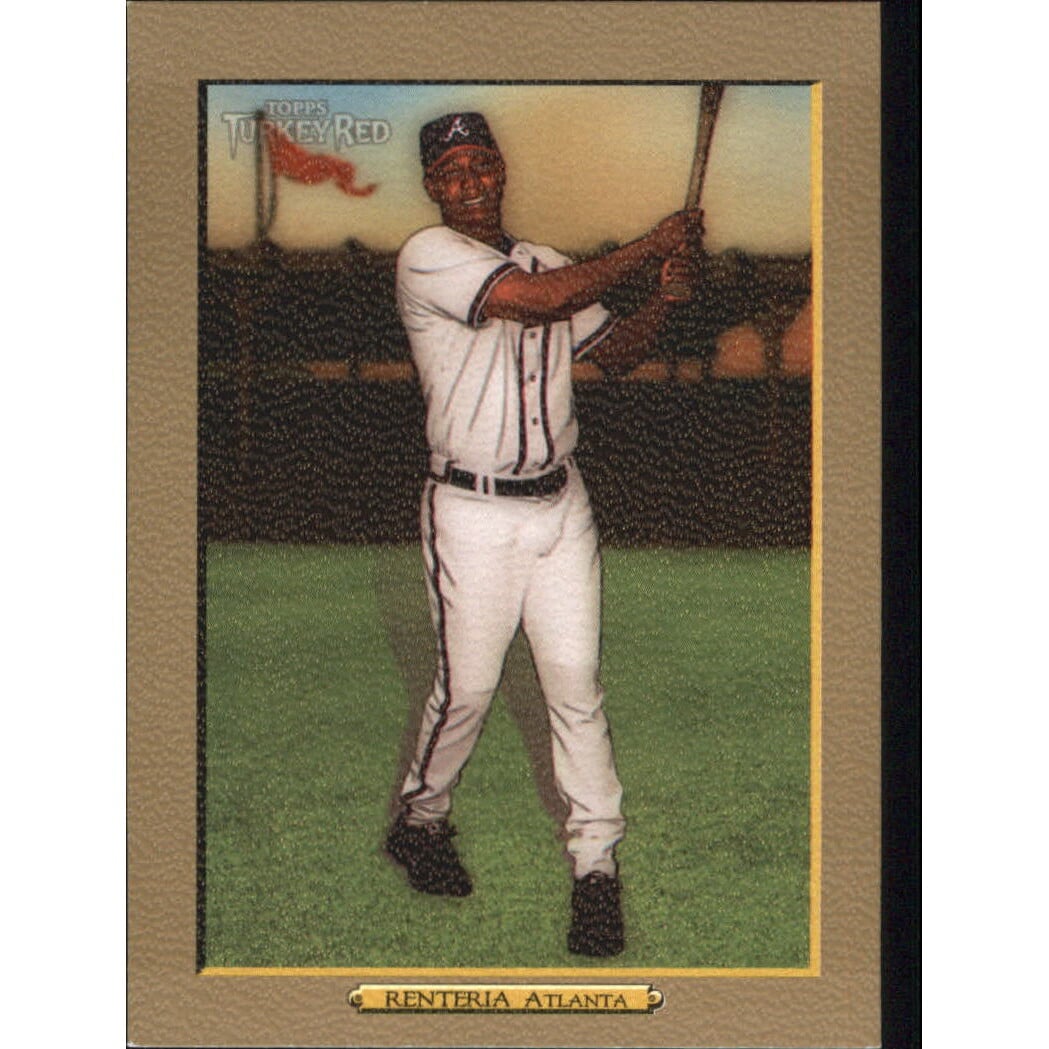 2006 Topps Turkey Red Gold #447 Edgar Renteria. rookie card picture