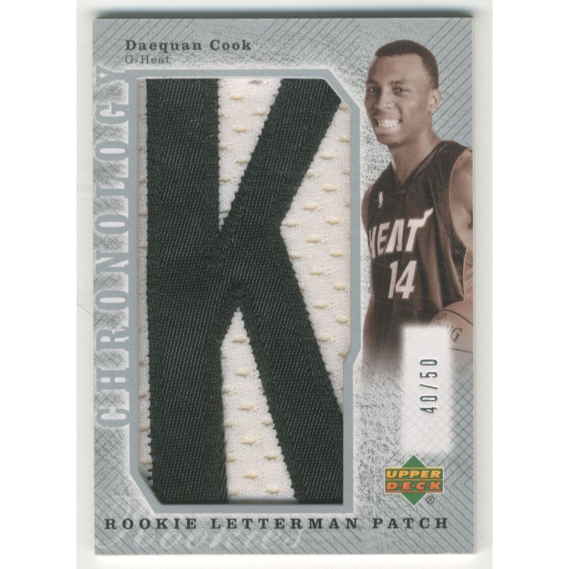 2006-07 Chronology 2007-08 Rookie Draft Redemptions Silver #267 Daequan Cook 2006-07 Chronology 2007-08 Rookie Draft Redemptions Silver #267 Daequan Cook