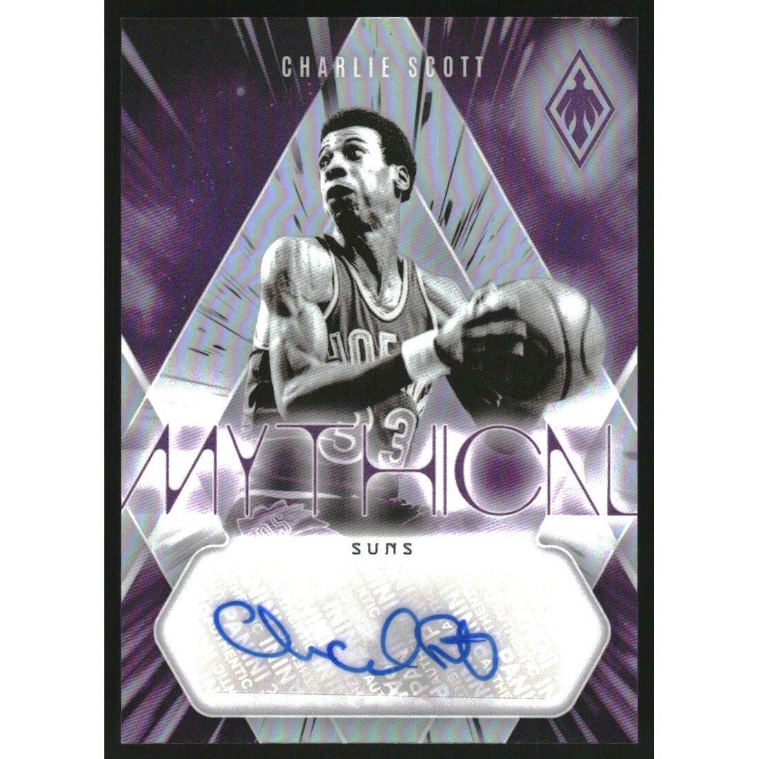2023-24 Panini Phoenix Mythical Autographs #25 Charlie Scott/99. rookie card picture