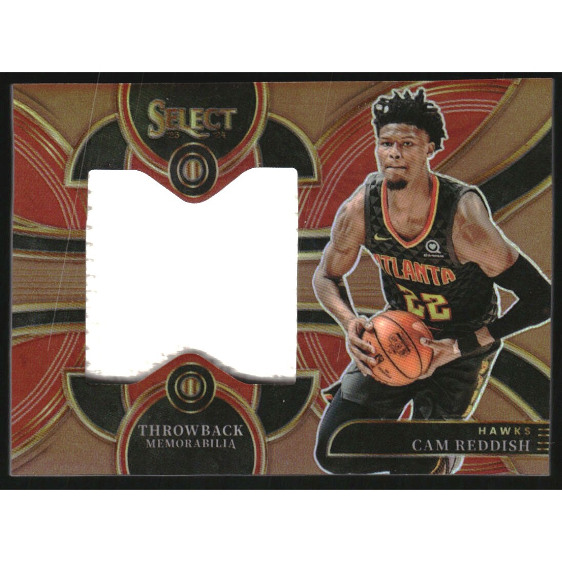 2023-24 Select Throwback Memorabilia Copper Prizms #20 Cam Reddish