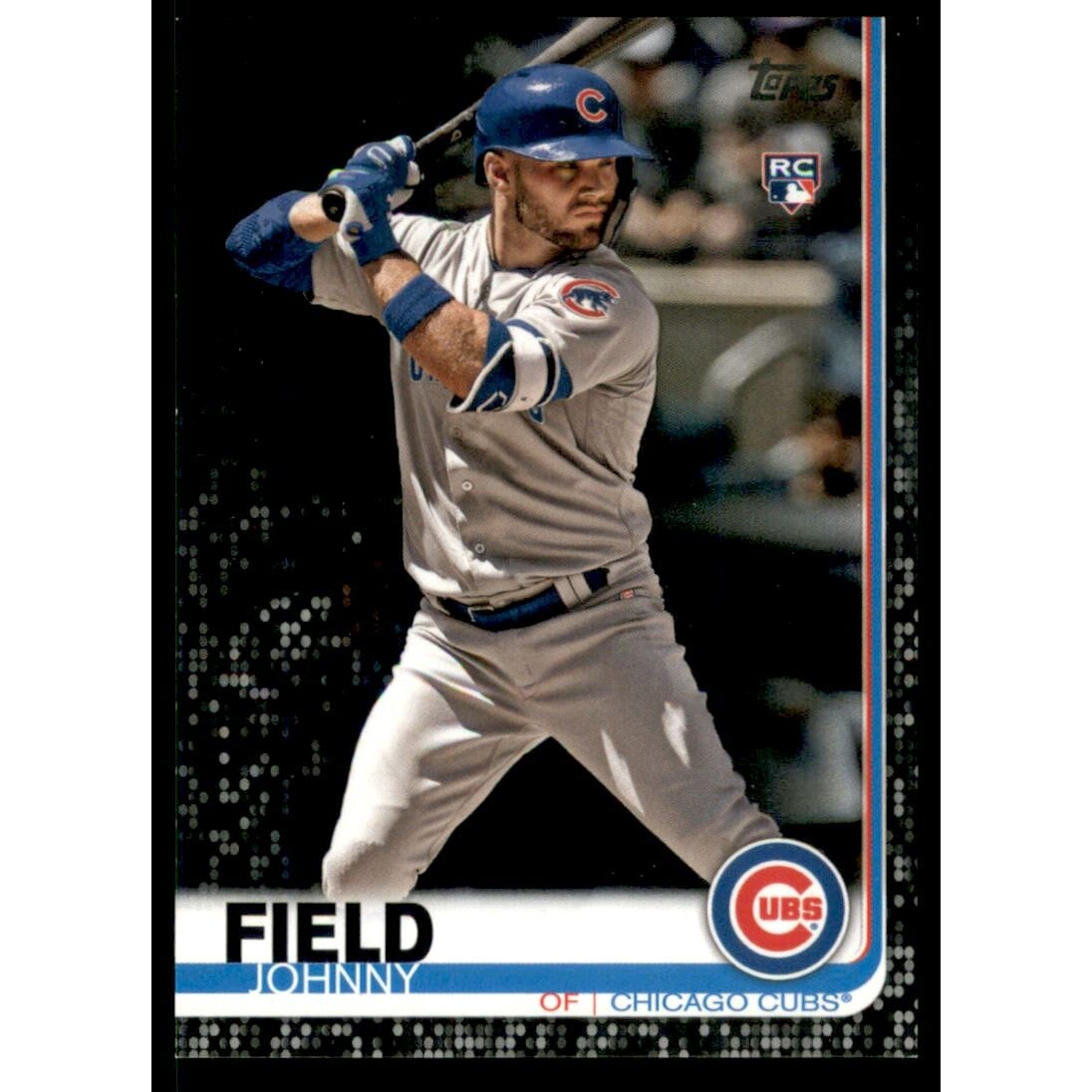 2019 Topps Black #606 Johnny Field. rookie card picture