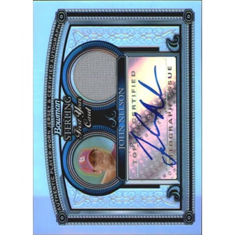 2005 Bowman Sterling Refractors #JCN John Nelson AU Uni