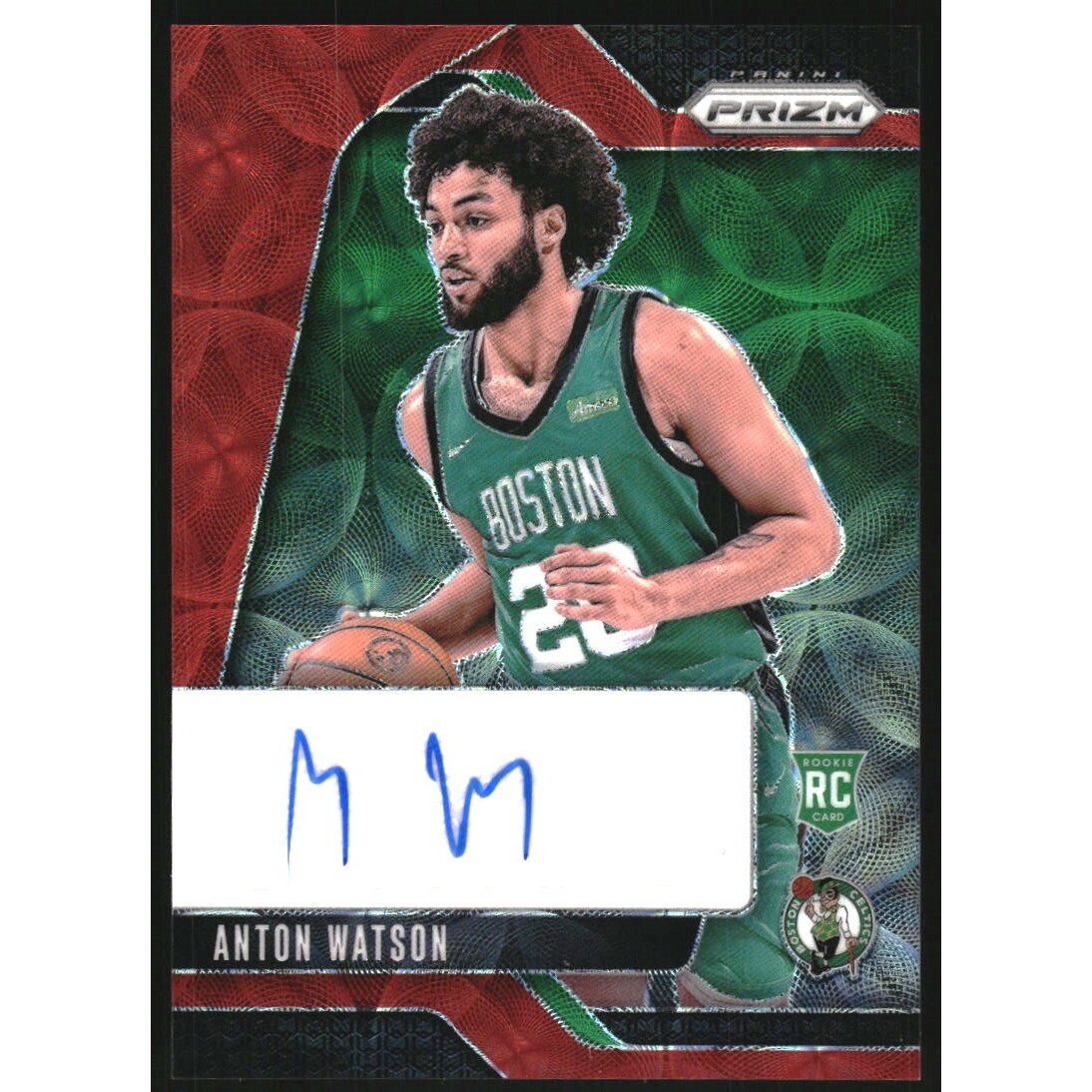 2024-25 Panini Prizm Rookie Signatures Prizms Choice #48 Anton Watson 2024-25 Panini Prizm Rookie Signatures Prizms Choice #48 Anton Watson