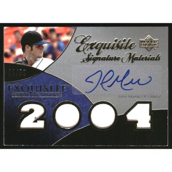 2007 Exquisite Collection Rookie Signatures Signature Materials Gold #JM John Maine/50