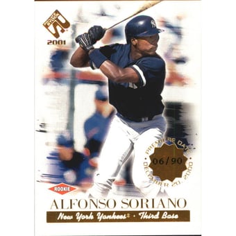 2001 Private Stock Premiere Date #139 Alfonso Soriano
