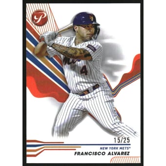 2024 Topps Pristine Orange Refractors #137 Francisco Alvarez