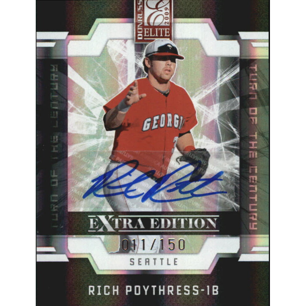 2009 Donruss Elite Extra Edition Signature Turn of the Century #24 Rich Poythress AU/150 2009 Donruss Elite Extra Edition Signature Turn of the Century #24 Rich Poythress AU/150