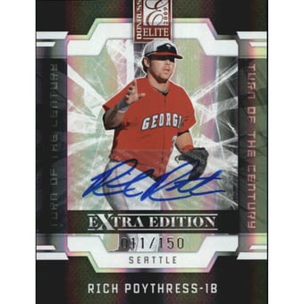 2009 Donruss Elite Extra Edition Signature Turn of the Century #24 Rich Poythress AU/150