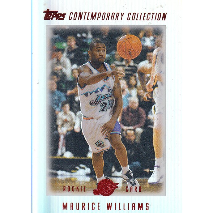 2003-04 Topps Contemporary Collection Red #19 Maurice Williams. rookie card picture