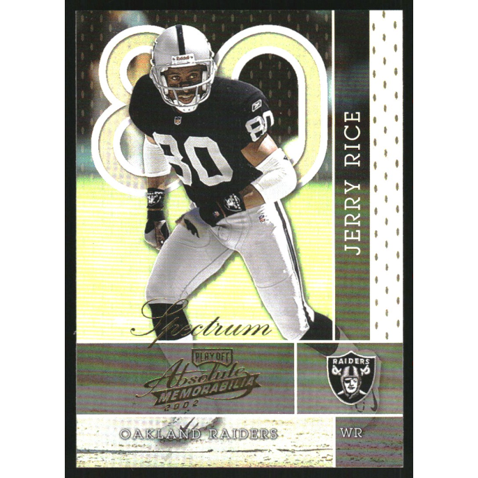 2002 Absolute Memorabilia Spectrum #66 Jerry Rice