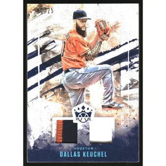 2019 Diamond Kings DK Materials Holo Blue #81 Dallas Keuchel/25