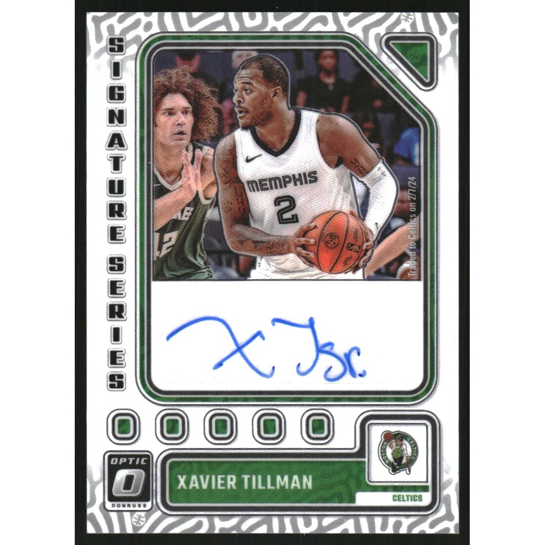 2023-24 Donruss Optic Signature Series #60 Xavier Tillman 2023-24 Donruss Optic Signature Series #60 Xavier Tillman