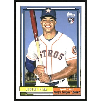 2022 Topps Archives #364 Jeremy Pena DEBUT