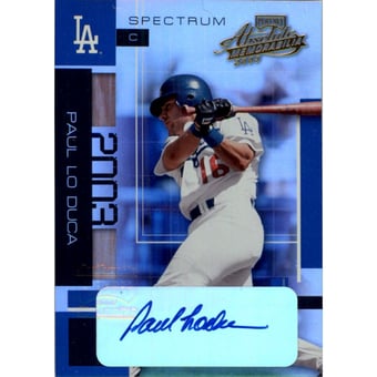 2003 Absolute Memorabilia Spectrum Signatures #43 Paul Lo Duca/50