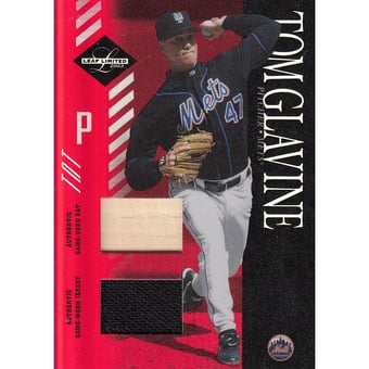 2003 Leaf Limited TNT #76 T.Glavine Mets A Bat-Jsy