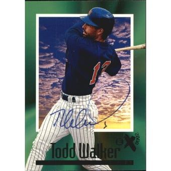 1997 E-X2000 Emerald Autographs #30 Todd Walker