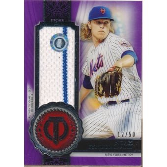 2017 Topps Tribute Stamp of Approval Relics Purple #SOANS Noah Syndergaard