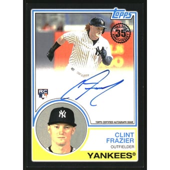 2018 Topps '83 Topps Autographs Black #83ACF Clint Frazier/99