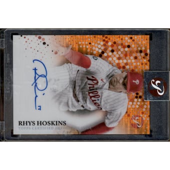 2022 Topps Pristine Autographs Orange Pristine Refractors #PARH Rhys Hoskins