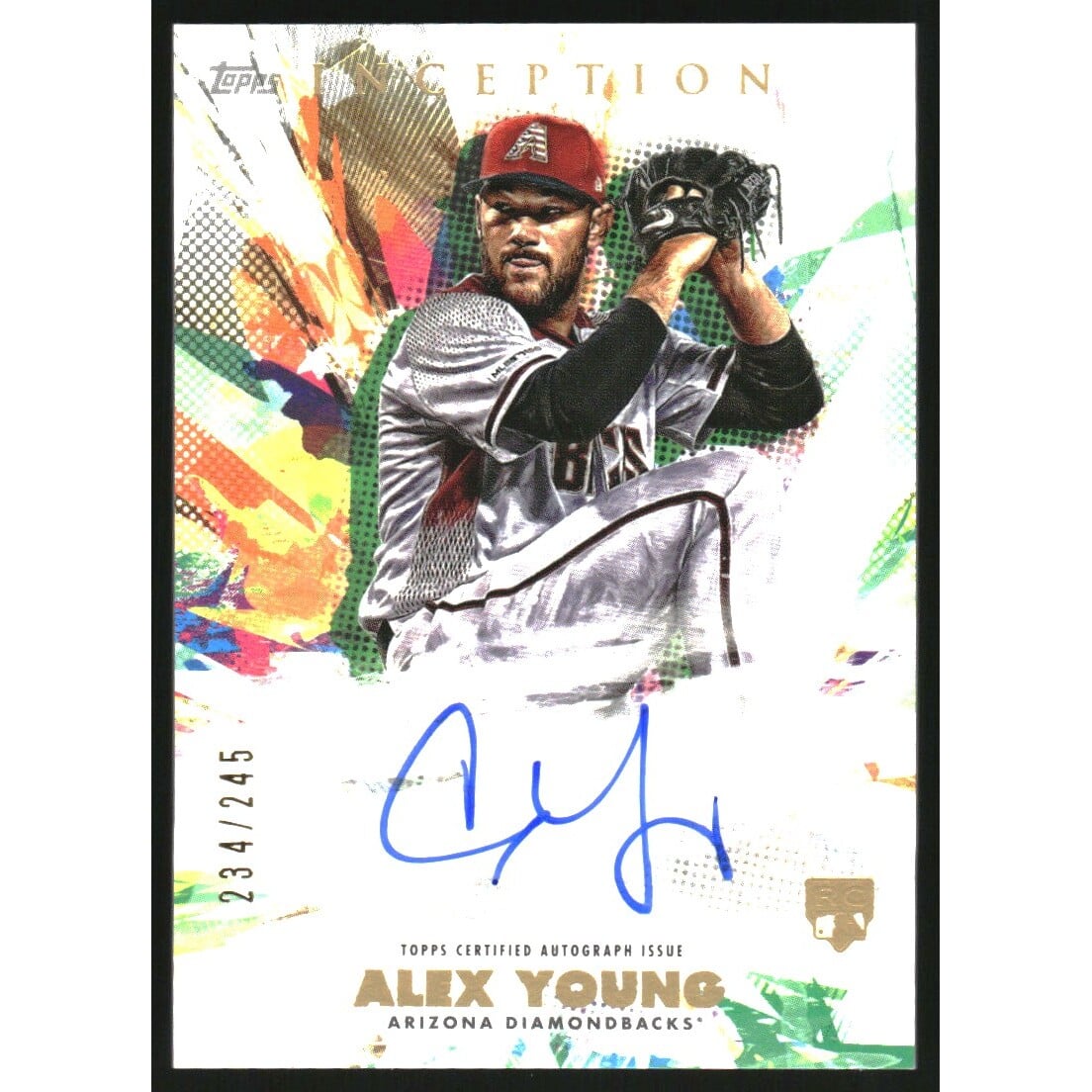 2020 Topps Inception Rookie and Emerging Stars Autographs #RESAAY Alex Young/245. rookie card picture