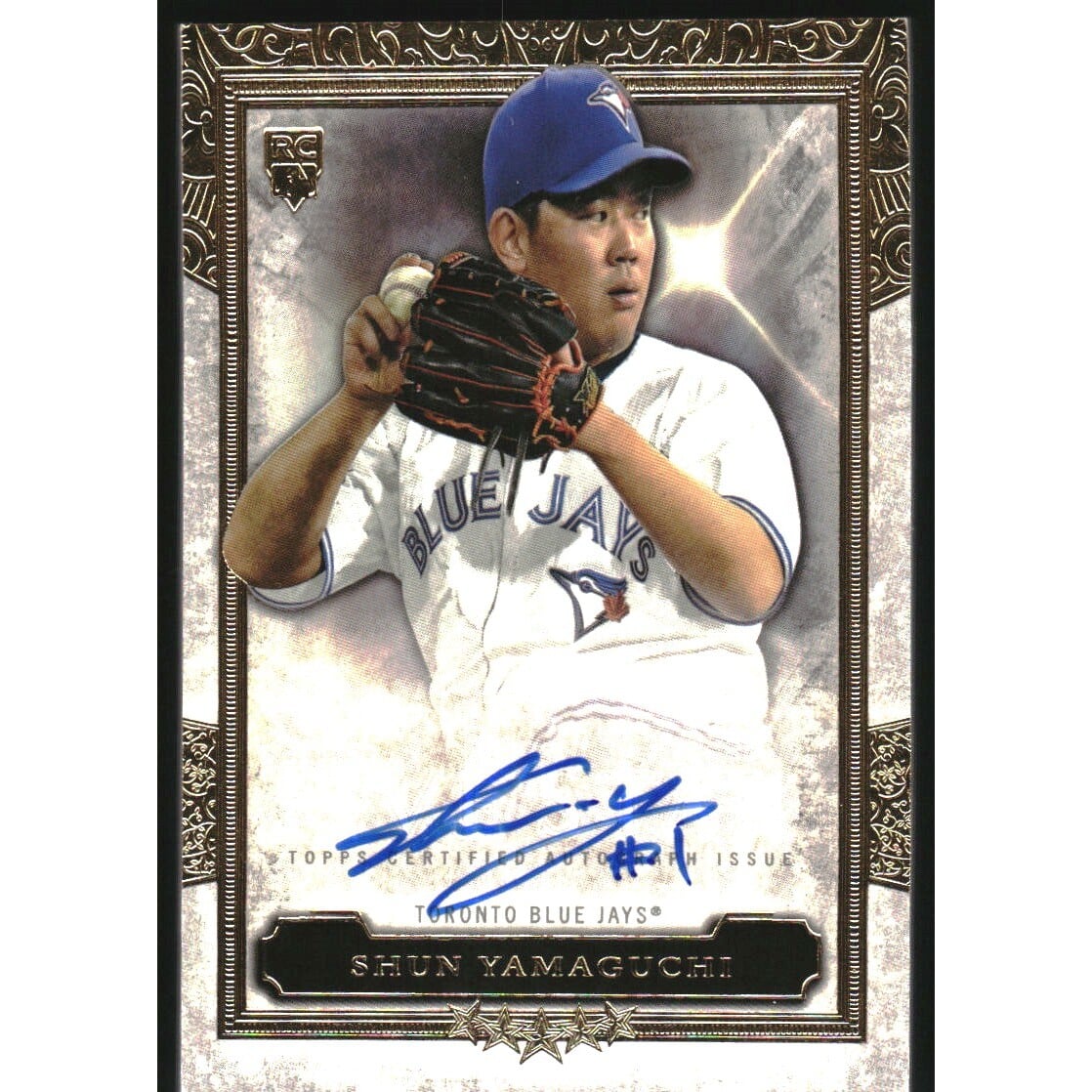 2020 Topps Five Star Autographs #FSASY Shun Yamaguchi RC. rookie card picture