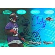 2002 Bowman's Best Blue #128 Chester Taylor AU. rookie card picture
