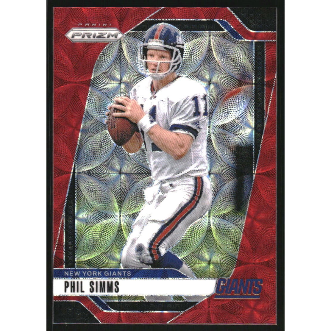 2024 Panini Prizm Prizms Choice Red #218 Phil Simms. rookie card picture