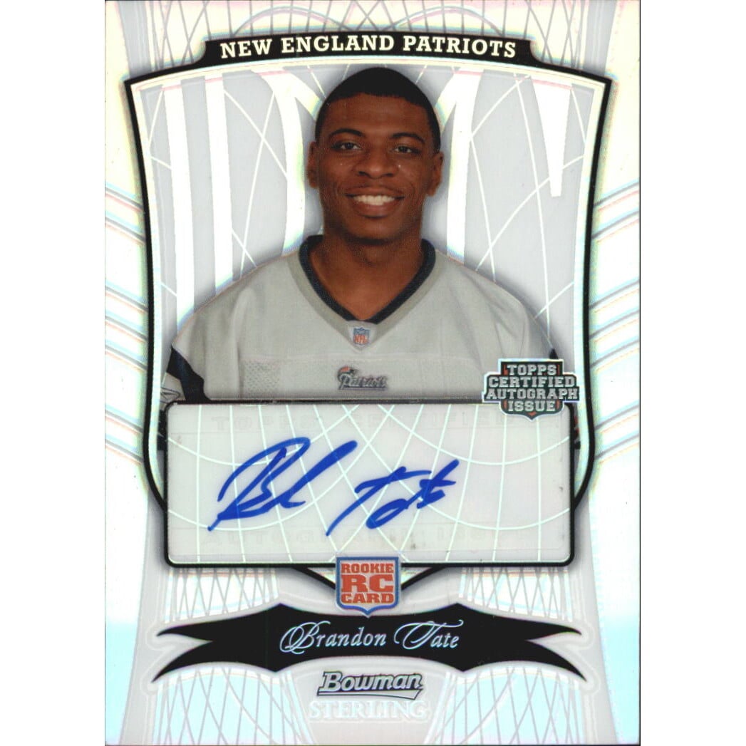 2009 Bowman Sterling Refractors #136 Brandon Tate AU. rookie card picture