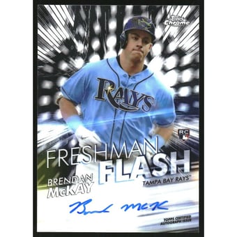 2020 Topps Chrome Freshman Flash Autographs #FFABM Brendan McKay