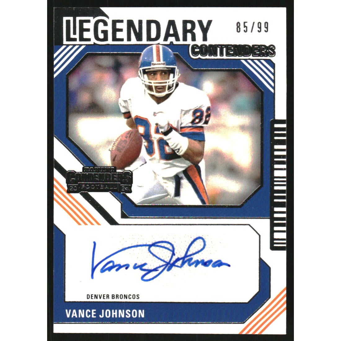 2024 Panini Contenders Legendary Contenders Autographs #7 Vance Johnson. rookie card picture