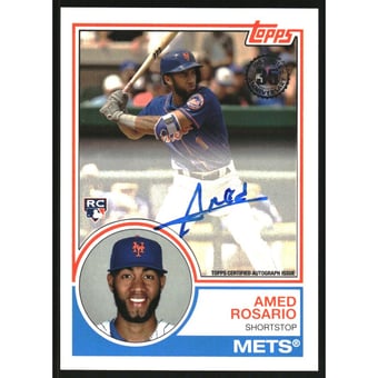 2018 Topps '83 Topps Autographs #83AARO Amed Rosario EXCH