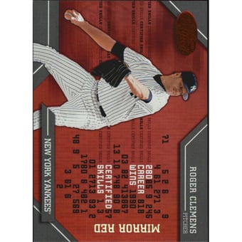 2002 Leaf Certified Skills Mirror Red #CS12 Roger Clemens