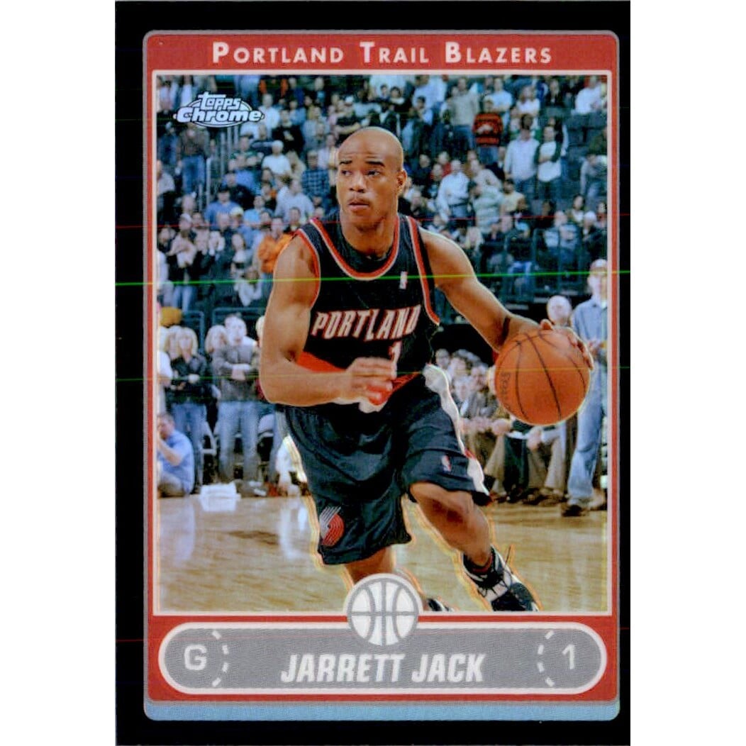 2006-07 Topps Chrome Refractors Black #110 Jarrett Jack. rookie card picture