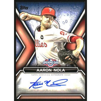 2016 Topps Opening Day Autographs #ODAAN Aaron Nola
