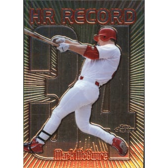 1999 Topps Chrome #220AH Mark McGwire HR 34
