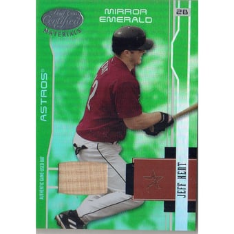 2003 Leaf Certified Materials Mirror Emerald Materials #78 Jeff Kent Bat