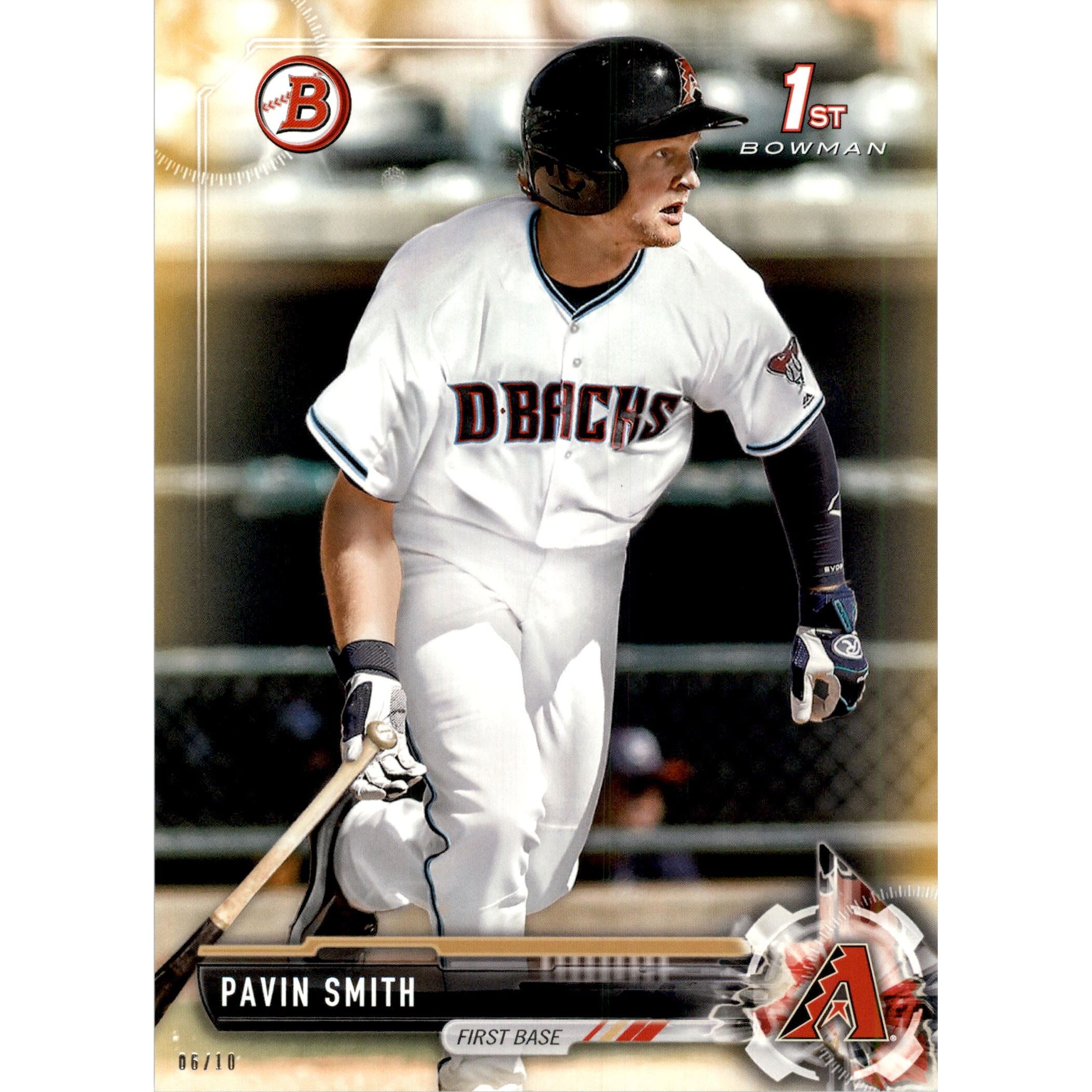 2017 Bowman Draft 5x7 Gold #BD195 Pavin Smith. rookie card picture