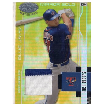 2003 Leaf Certified Materials Mirror Gold Materials #198 Josh Phelps Jsy