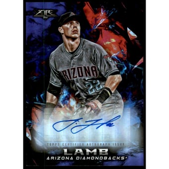 2018 Topps Fire Autographs Purple #FAJL Jake Lamb