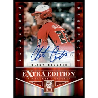 2012 Elite Extra Edition #187 Clint Coulter AU/528