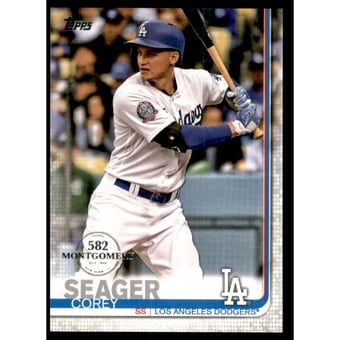 2019 Topps Factory Set 582 Montgomery #41 Corey Seager