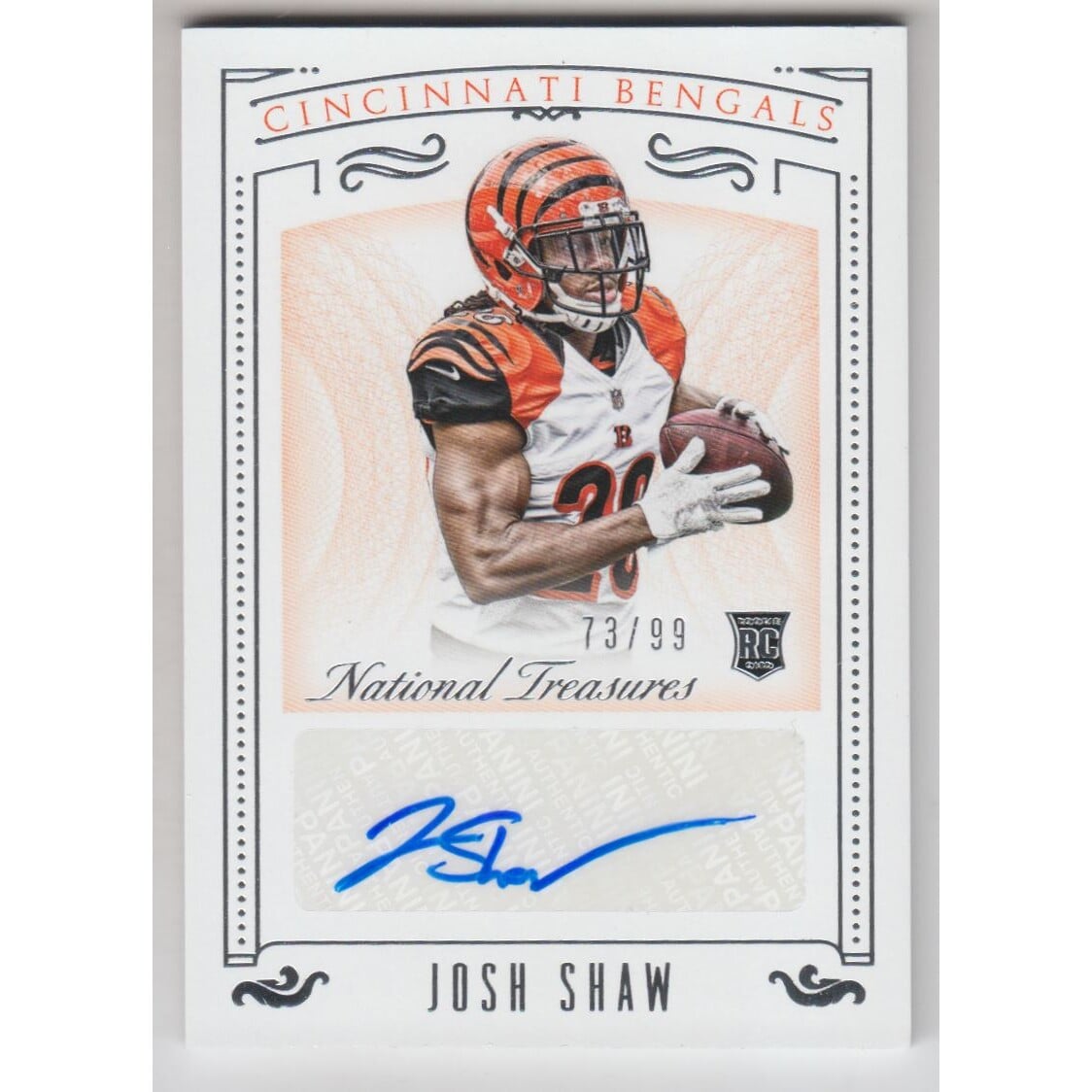 2015 Panini National Treasures #172 Josh Shaw AU/99 RC. rookie card picture