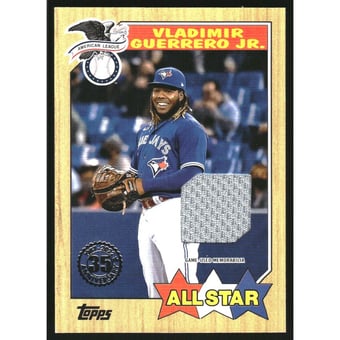 2022 Topps '87 Topps All-Star Relics #87ASRVG Vladimir Guerrero Jr.