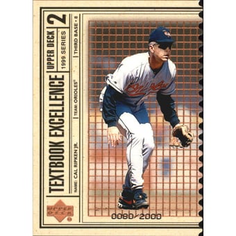 1999 Upper Deck Textbook Excellence Double #T5 Cal Ripken
